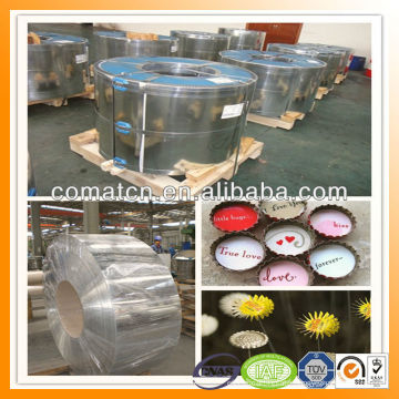 Jiangyin Comat Lacquered tinplate/TFS, MR steel for metal packaging with best quality from Comat